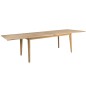 Table de jardin en roble avec rallonge 200/288 cm, haut de gamme Table de jardin en roble avec rallonge 200/288 cm, haut de gamme