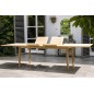 Table de jardin en roble avec rallonge 200/288 cm, haut de gamme Table de jardin en roble avec rallonge 200/288 cm, haut de gamme