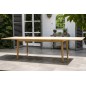 Table de jardin en roble avec rallonge 200/288 cm, haut de gamme Table de jardin en roble avec rallonge 200/288 cm, haut de gamme