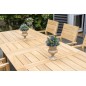 Table de jardin en roble avec rallonge 200/288 cm, haut de gamme Table de jardin en roble avec rallonge 200/288 cm, haut de gamme