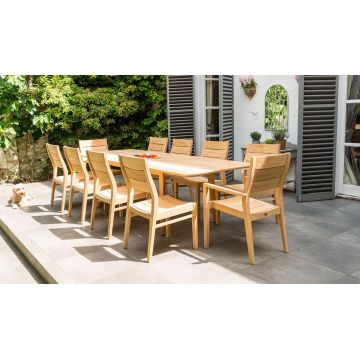 Fauteuil de table en bois de roble