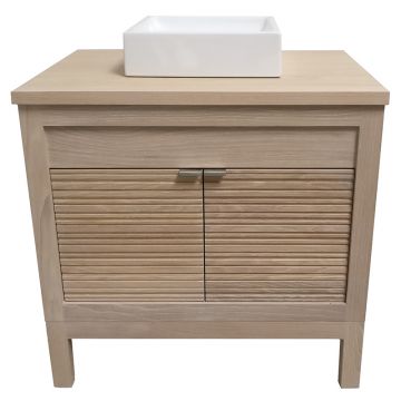 Meuble sous-vasque en bois 80 cm