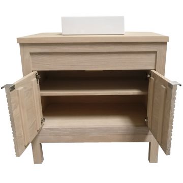 Meuble sous-vasque en bois 80 cm