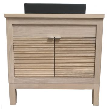 Meuble sous-vasque en bois 80 cm