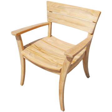 Fauteuil de table en teck, Sorrento