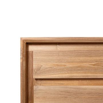 Buffet 5 portes en teck massif ancien Lox