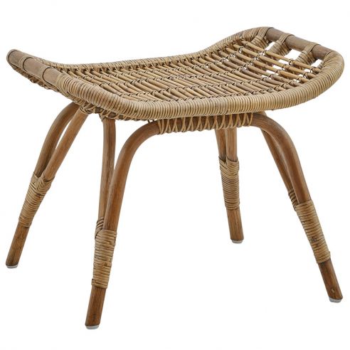 Repose pieds en rotin naturel, Monet de Sika Design Repose pieds en rotin naturel, Monet de Sika Design