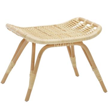 Repose pieds en rotin naturel, Monet de Sika Design