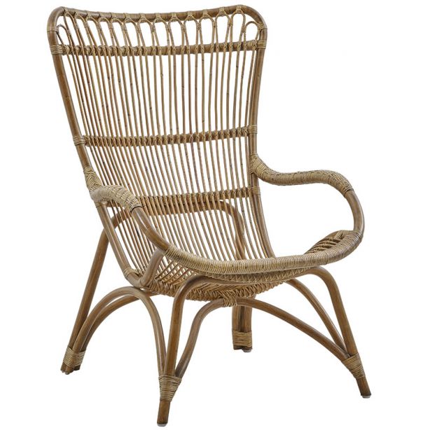 Fauteuil en rotin naturel, Monet de Sika Design