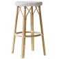 Tabouret de bar 78 cm en rotin naturel et résine tressée Tabouret de bar 78 cm en rotin naturel et résine tressée