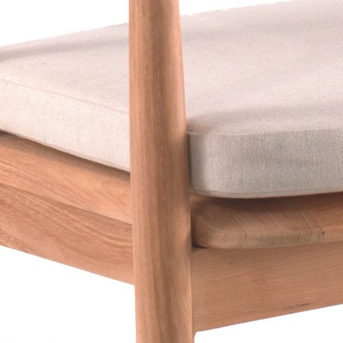 Fauteuil de table en teck, Semarang