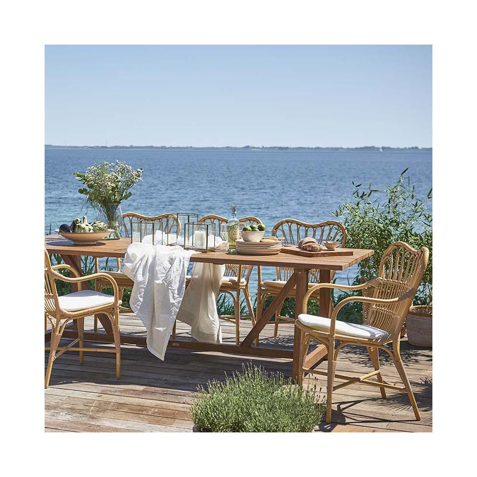 Table de jardin en teck 240 cm