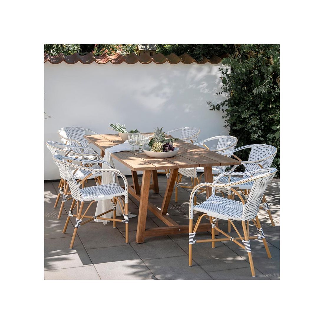 Table de jardin en teck 240 cm