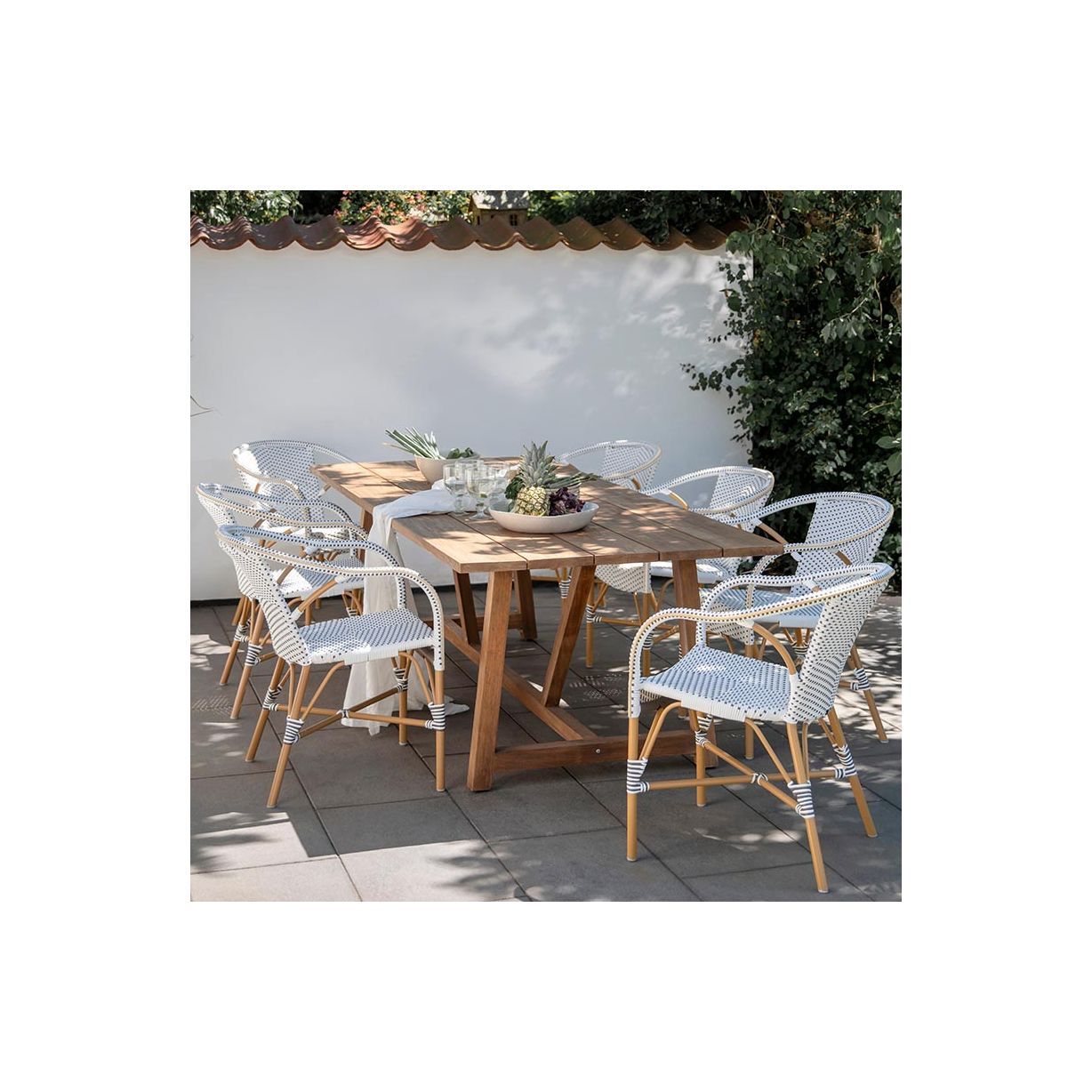 Table de jardin en teck 240 cm