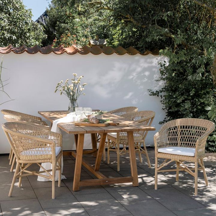 Table de jardin en teck 240 cm