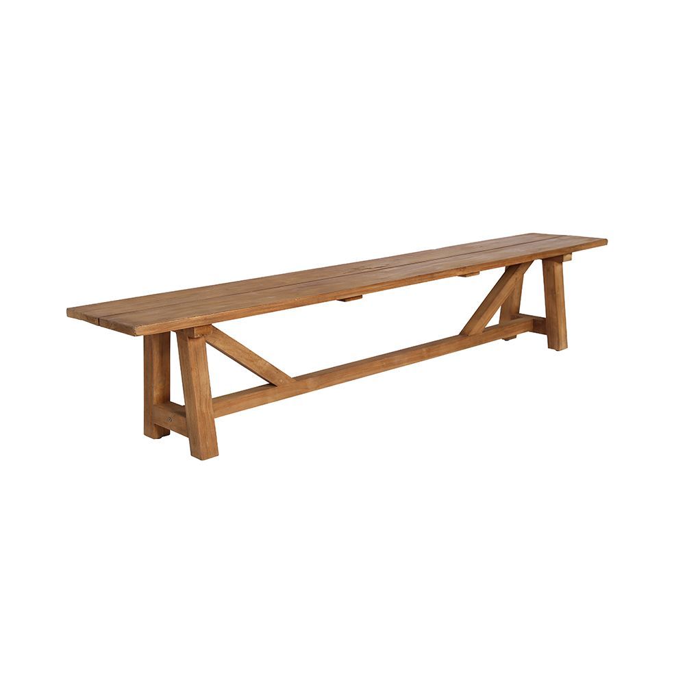 Banc de table de jardin, 220 cm