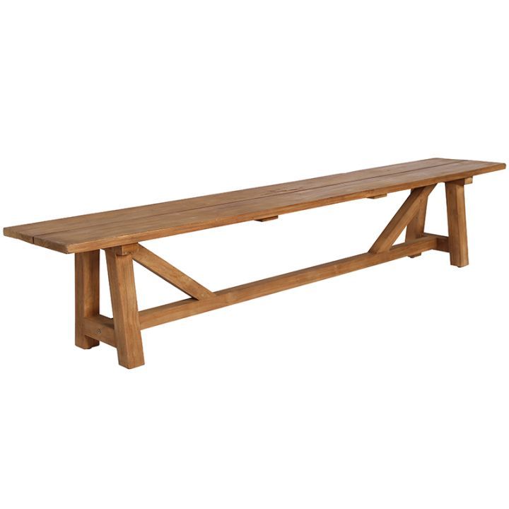 Banc de table de jardin, 220 cm