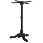 Table de bar ronde 80 cm en teck et pieds en fonte Table de bar ronde 80 cm en teck et pieds en fonte