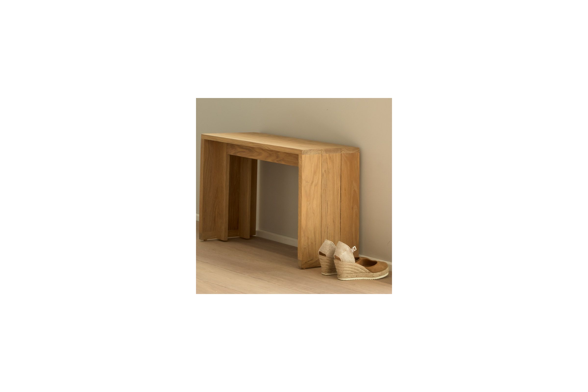 Banc Bois Banc De Salle De Bain, Banc Antidérapant en Bois Massif, Banc  Minimaliste Moderne pour Salle À Manger/Chambre/Dressing (Size :  120x45x45cm)