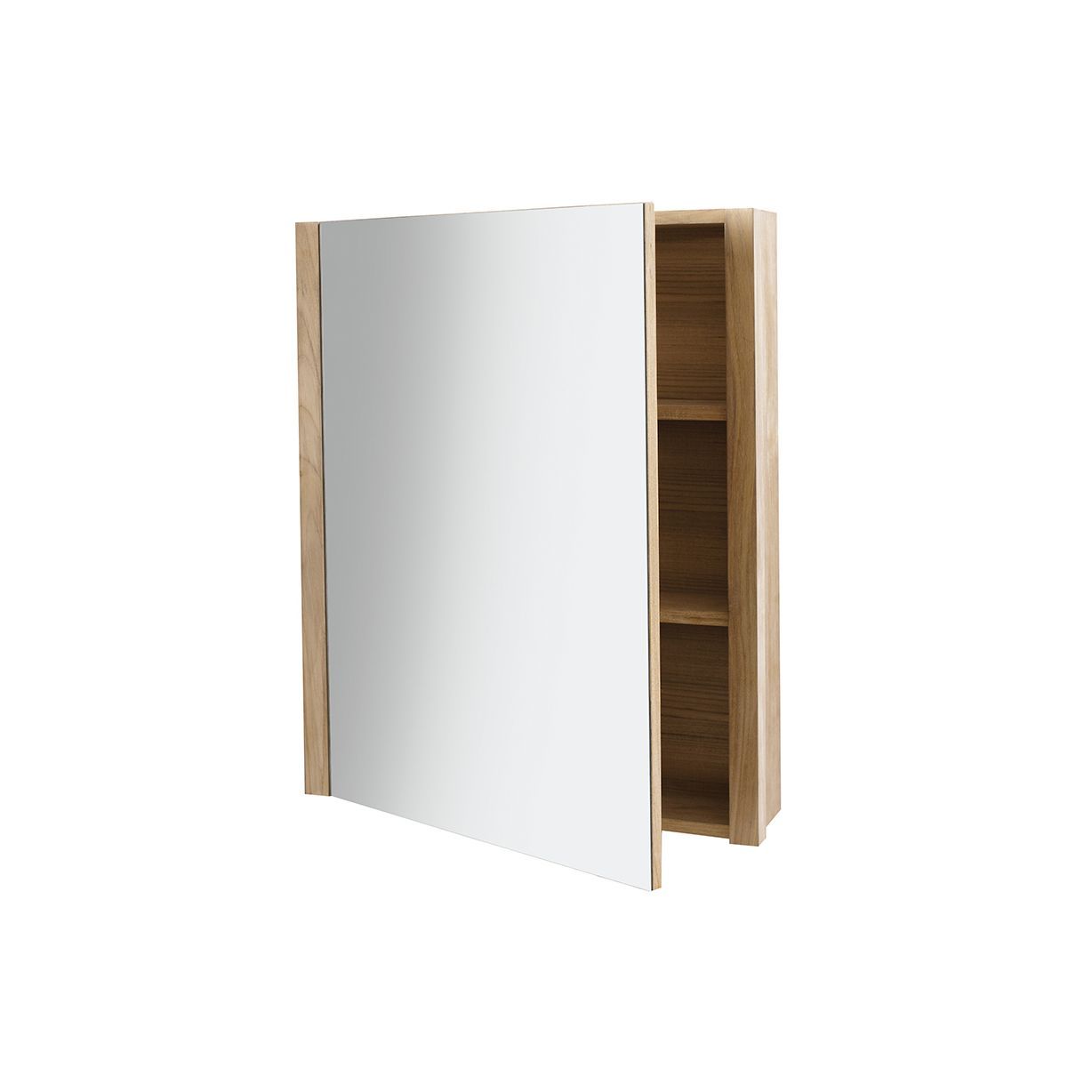 Armoire de toilette en chêne 65 x 80 cm