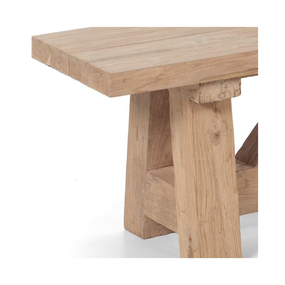 Table rectangulaire vieux teck massif, modèle Cottage Table rectangulaire vieux teck massif, modèle Cottage