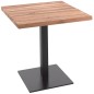Table de bar carrée en teck 80x80 cm, Lucie
