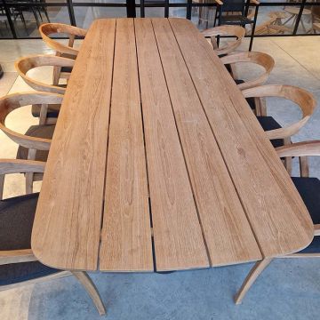 Grande table en teck design 320 cm, Rossi