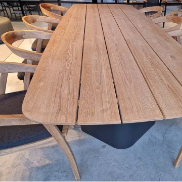 Grande table en teck design 320 cm, Rossi