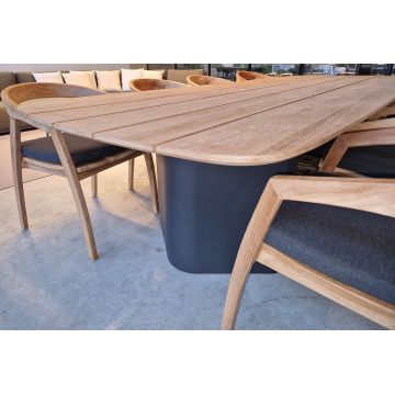 Grande table en teck design 320 cm, Rossi