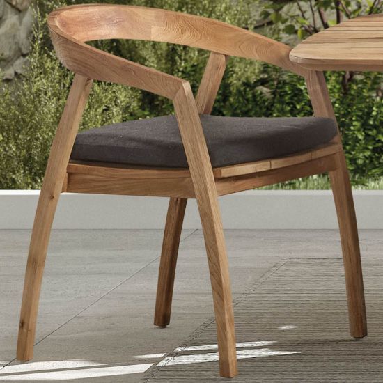 Fauteuil de table design en teck Jakarta