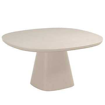 Table avec plateau en céramique d 150 cm et pied central, Romero