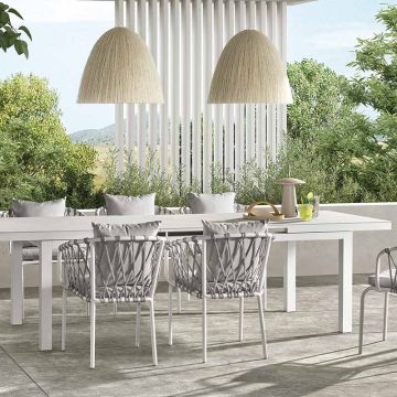 Table de jardin design, extensible automatiquement, Coppi