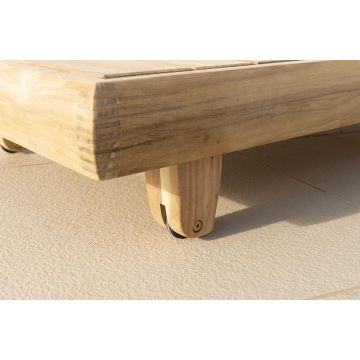 Bain de soleil design en teck, Sorrento