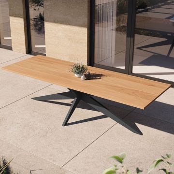 Table de jardin design en teck grade A, Yate