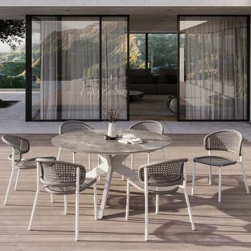 Table ronde 150 cm en céramique 12 mm, Yate