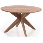 Table de jardin ronde en teck massif 135 cm, Java Table de jardin ronde en teck massif 135 cm, Java
