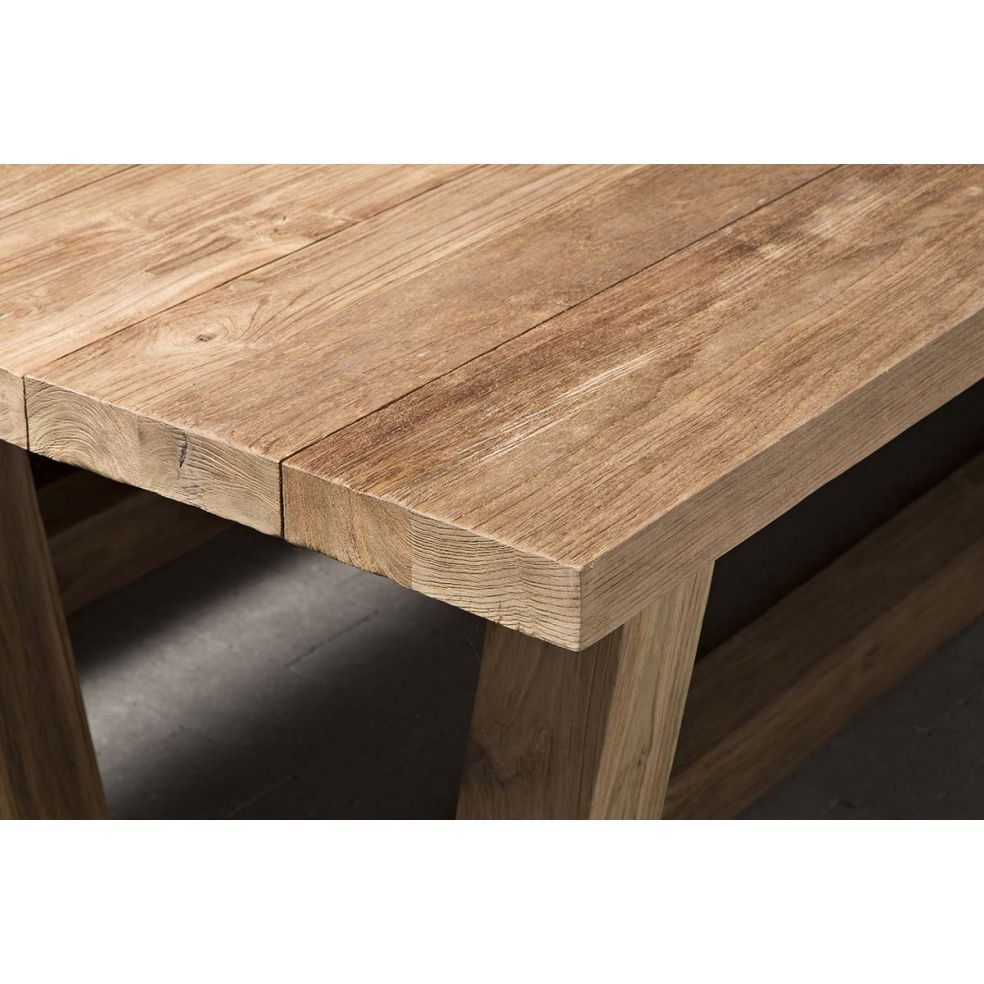 Table en vieux teck massif 250 cm, Dundee
