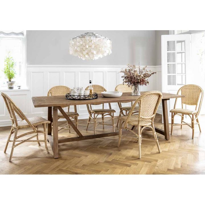 Table intérieure en teck