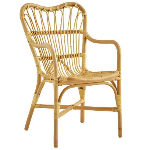 Fauteuil en rotin naturel, Margret