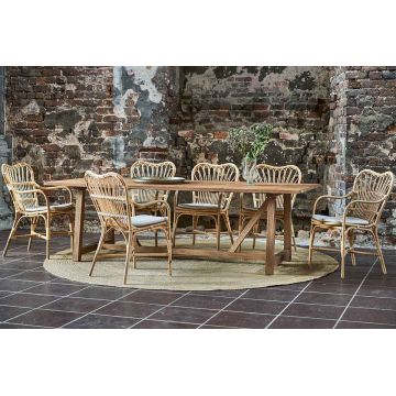 Fauteuil en rotin naturel, Margret