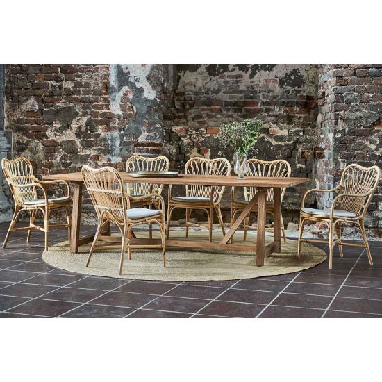 Fauteuil en rotin naturel, Margret