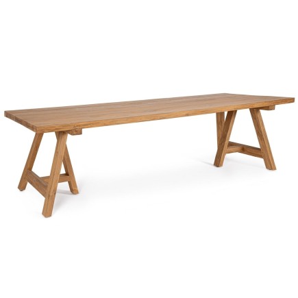 Table de jardin teck 300 cm Managua : Le luxe massif pour 12 personnes