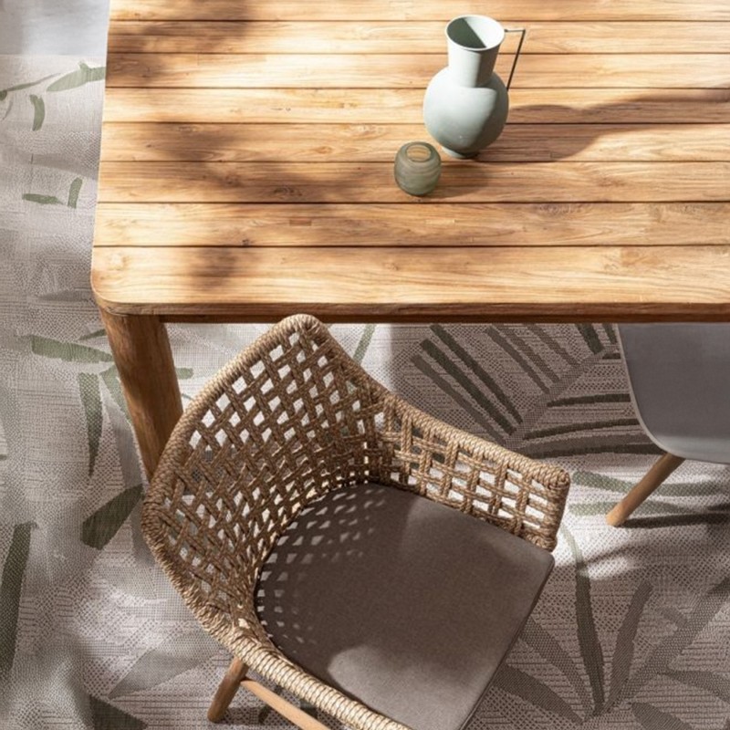 Table de jardin en teck recyclé Maverick  | Bizzotto