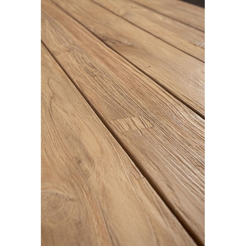 Table de jardin en teck recyclé Maverick  | Bizzotto
