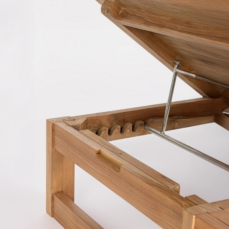 Bain de soleil en teck Honolulu - Bizzotto