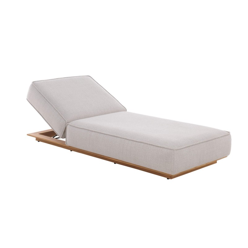 Bain de soleil en teck Juan | Confort haut de gamme & design chic