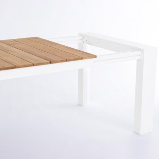 Table extérieure extensible teck Cameron
