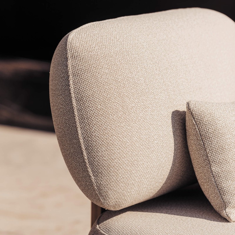 Salon de jardin écru et teck Ruby Gescova haut de gamme