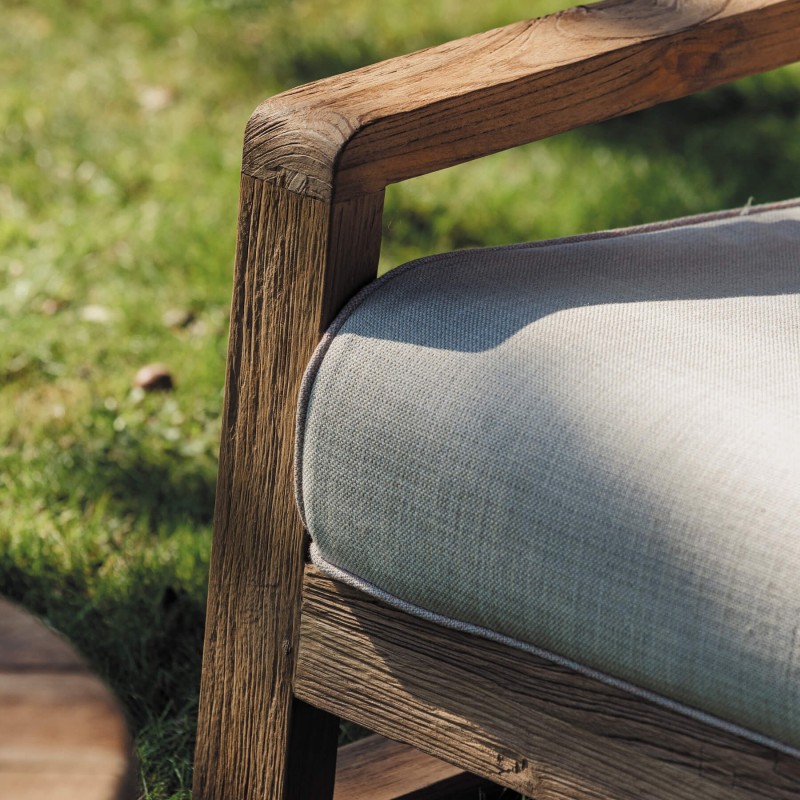 Salon de jardin teck recyclé London haut de gamme - Gescova Salon de jardin teck recyclé London haut de gamme - Gescova