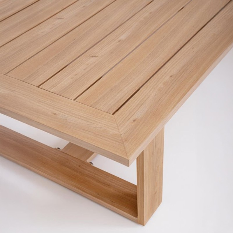 Salon de jardin extérieur aluminium design Theseus naturel